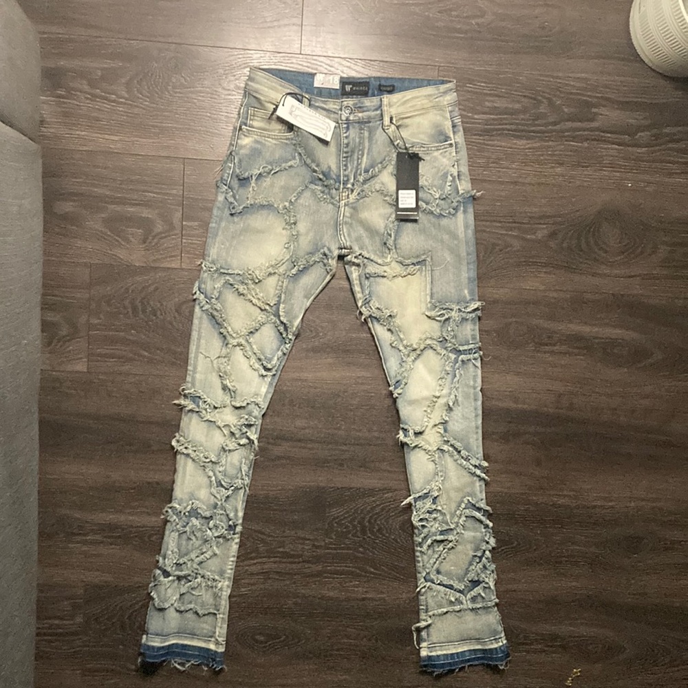 Stacked jeans